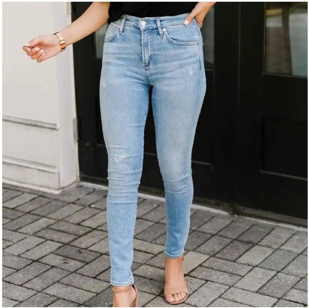 Agolde Sophie Mid Rise Ankle - Thrilled Jeans Women Size 26